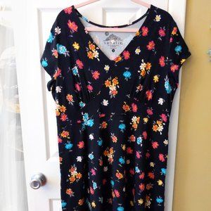 Sahalie Black Floral Dress